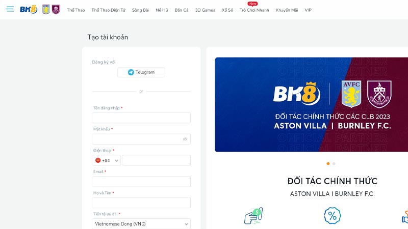 BK8 - Sòng bạc casino online uy tín thứ 10