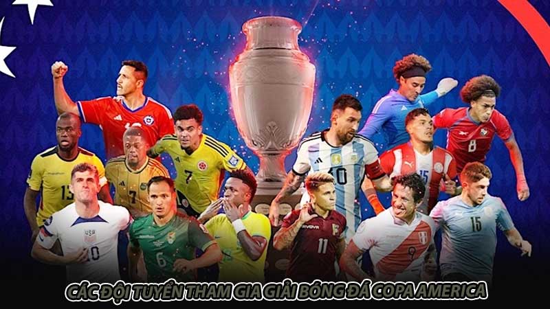 Các đội tuyển tham gia giải bóng đá Copa America