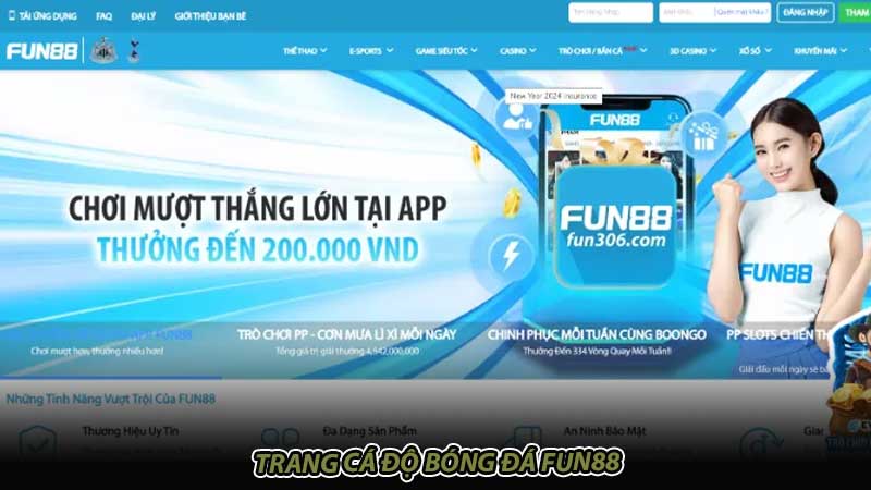 Trang cá độ bóng đá Fun88