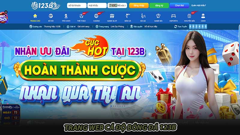 Trang web cá độ bóng đá 123B